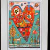 Lovebirds heart print - Image 2