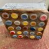 Buttons paper Mache small block sculpture - Image 3