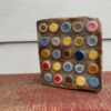 Buttons paper Mache small block sculpture - Image 4