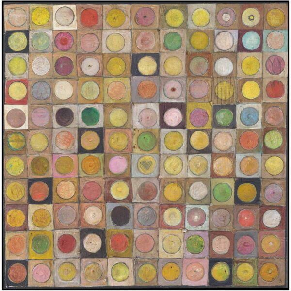 Me You and Everyone Original Mixed Media 24" x 24" Painting