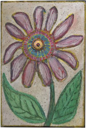 Flower Petals Acorn 6" x 9" Painting